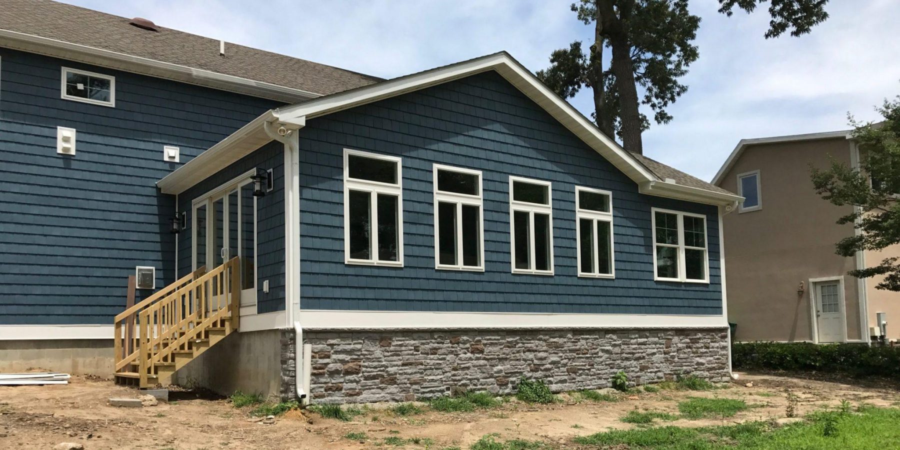 Unusable Hillside to Usable, Flowing, Rooms