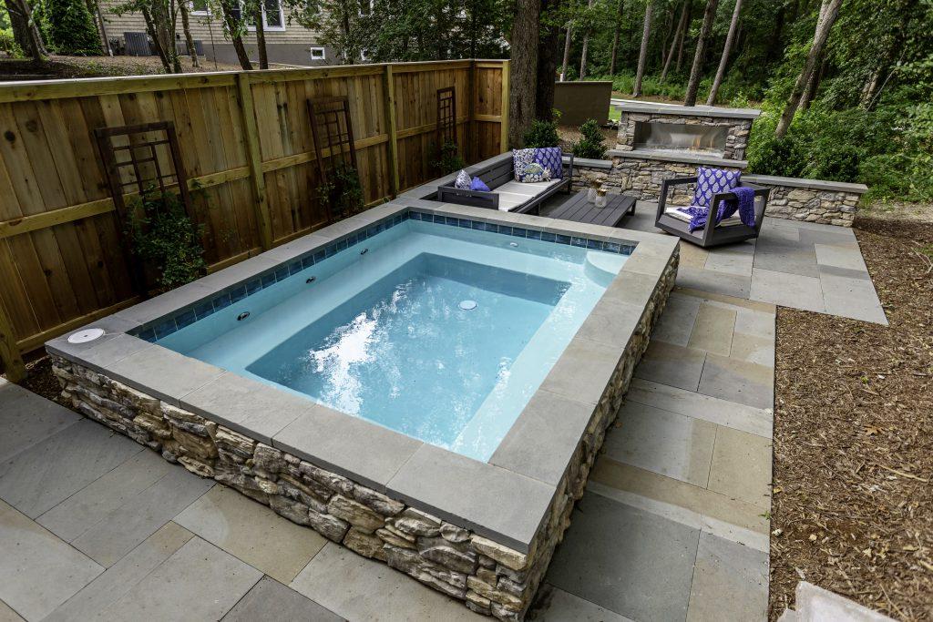 Small Plunge Pool and Lounge Area Canal Corkran