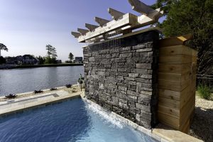 Custom rain waterfall