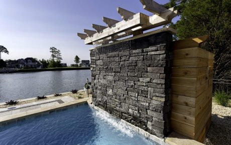 Custom rain waterfall