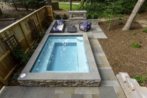 Geometric Pools and Fire Pits Rehoboth Beach