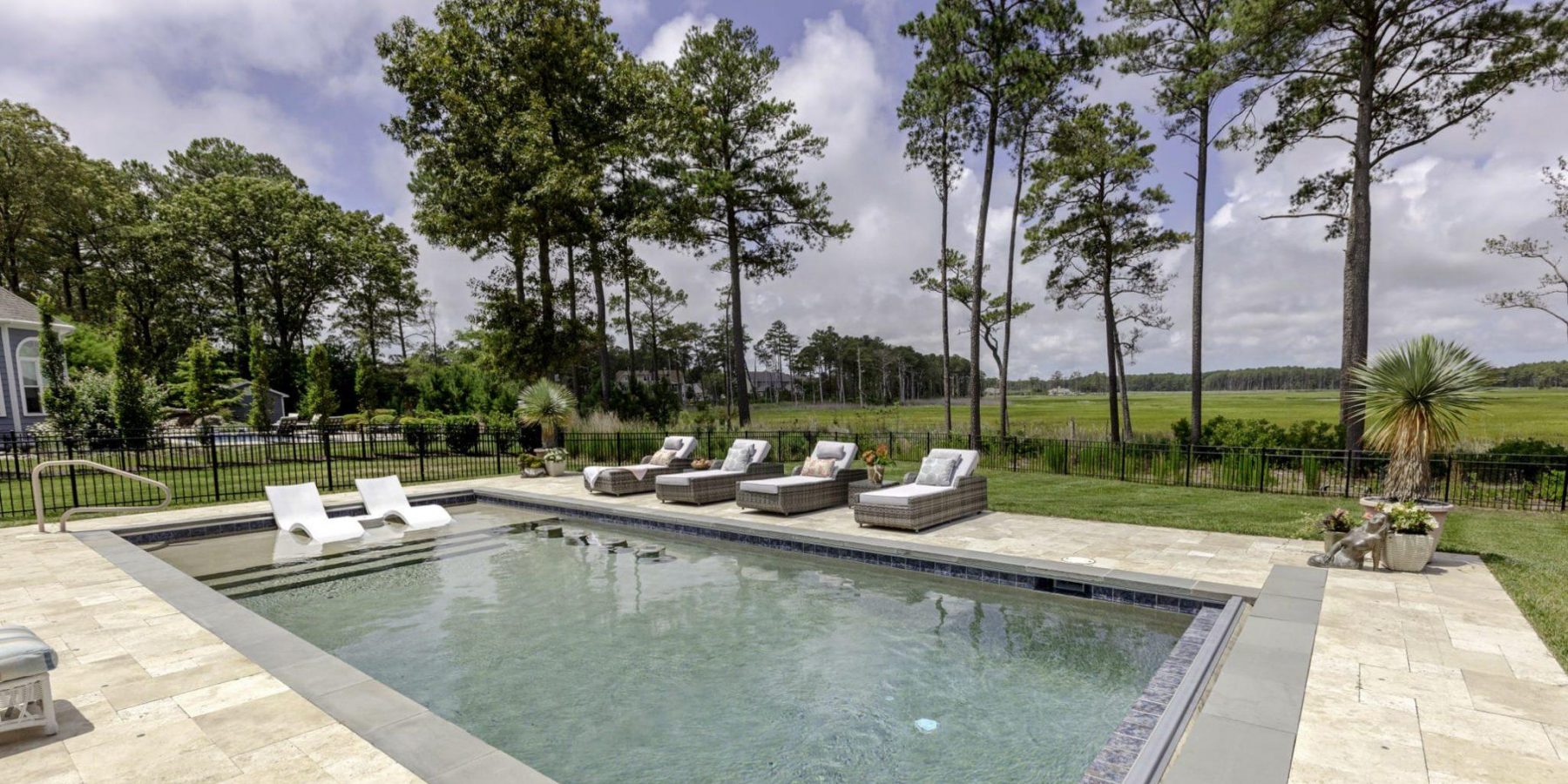 A Pool Ready to Party