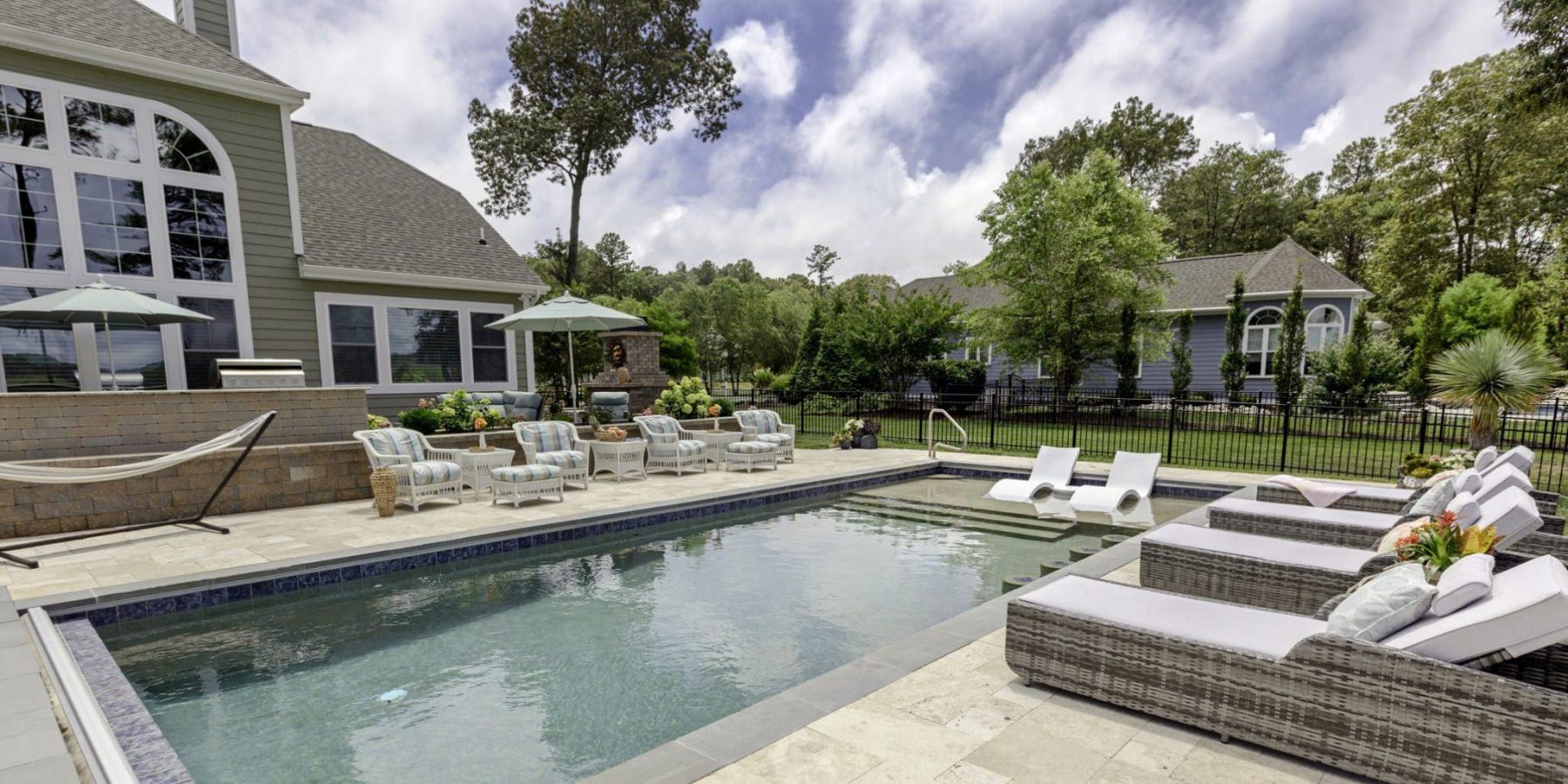 A Pool Ready to Party