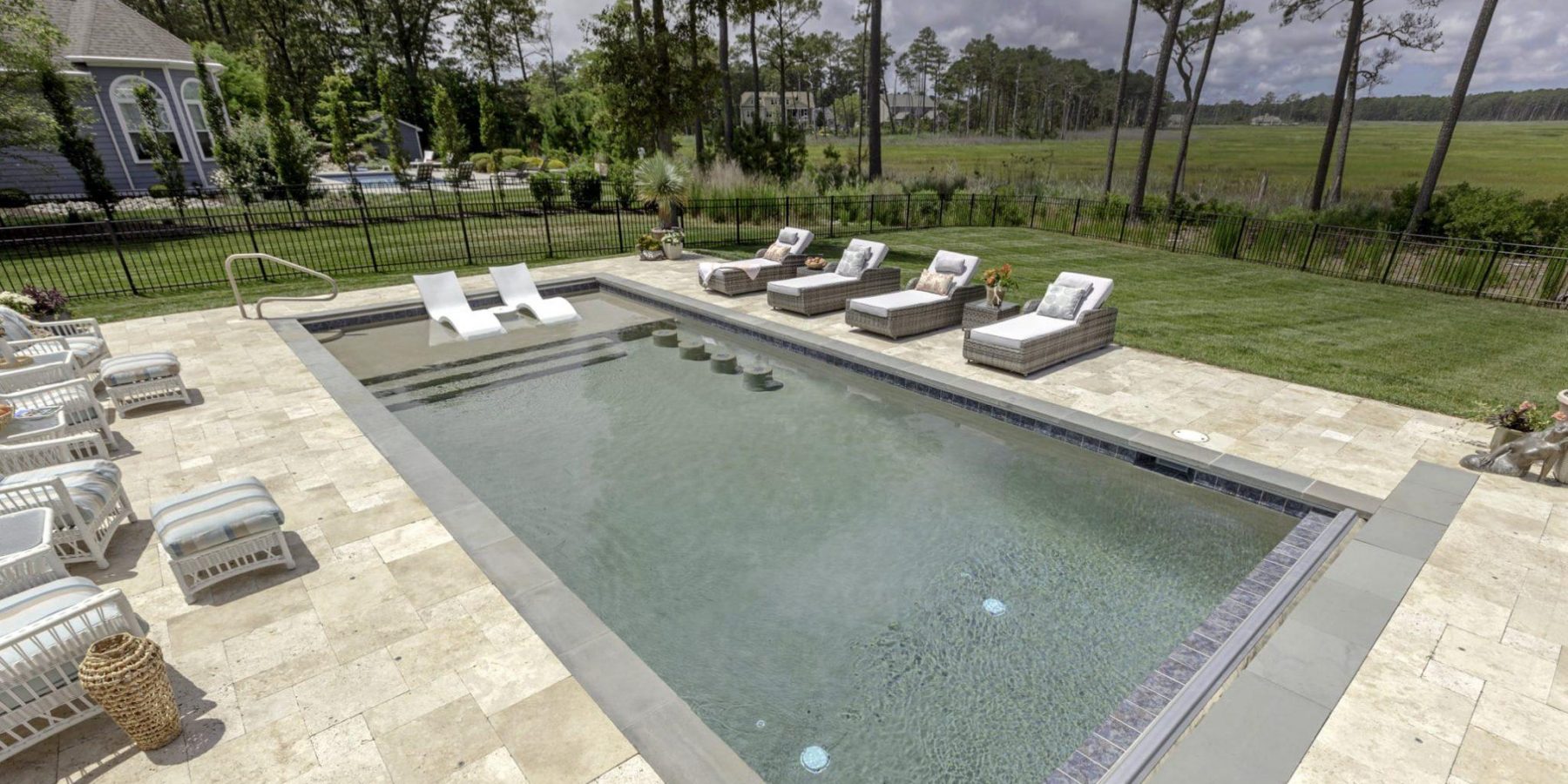 A Pool Ready to Party