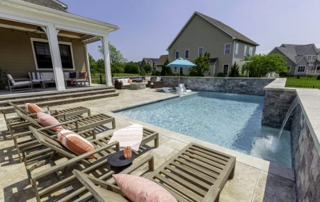 Geometric Concrete Pool