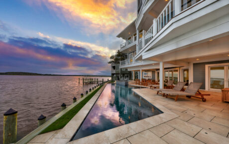 Concrete Custom Pool on in Bethany Beach