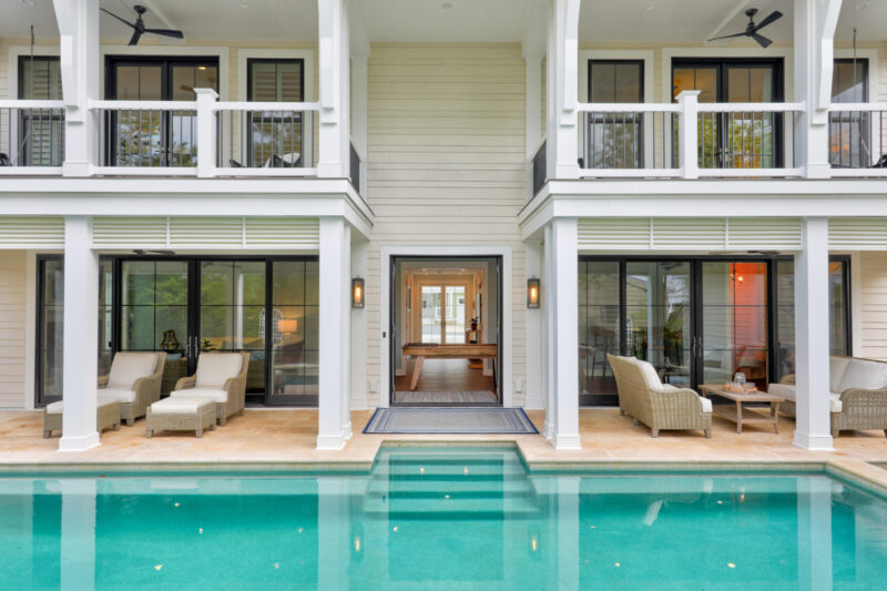 Step right into your luxurious pool