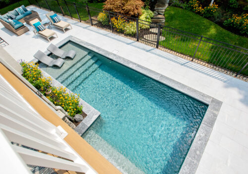 Silver: Geometric Pool Under 800 sq.ft – Cross Project