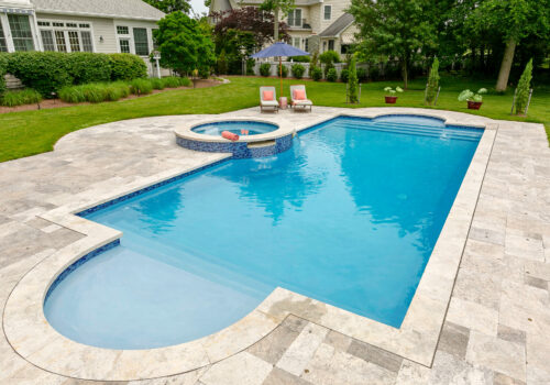 Silver: Geometric Pool Under 800 sq.ft – Grube Roman Pool & Spa